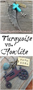 Turquoise vs Howlite jewelry | DuctTapeAndDenim.com