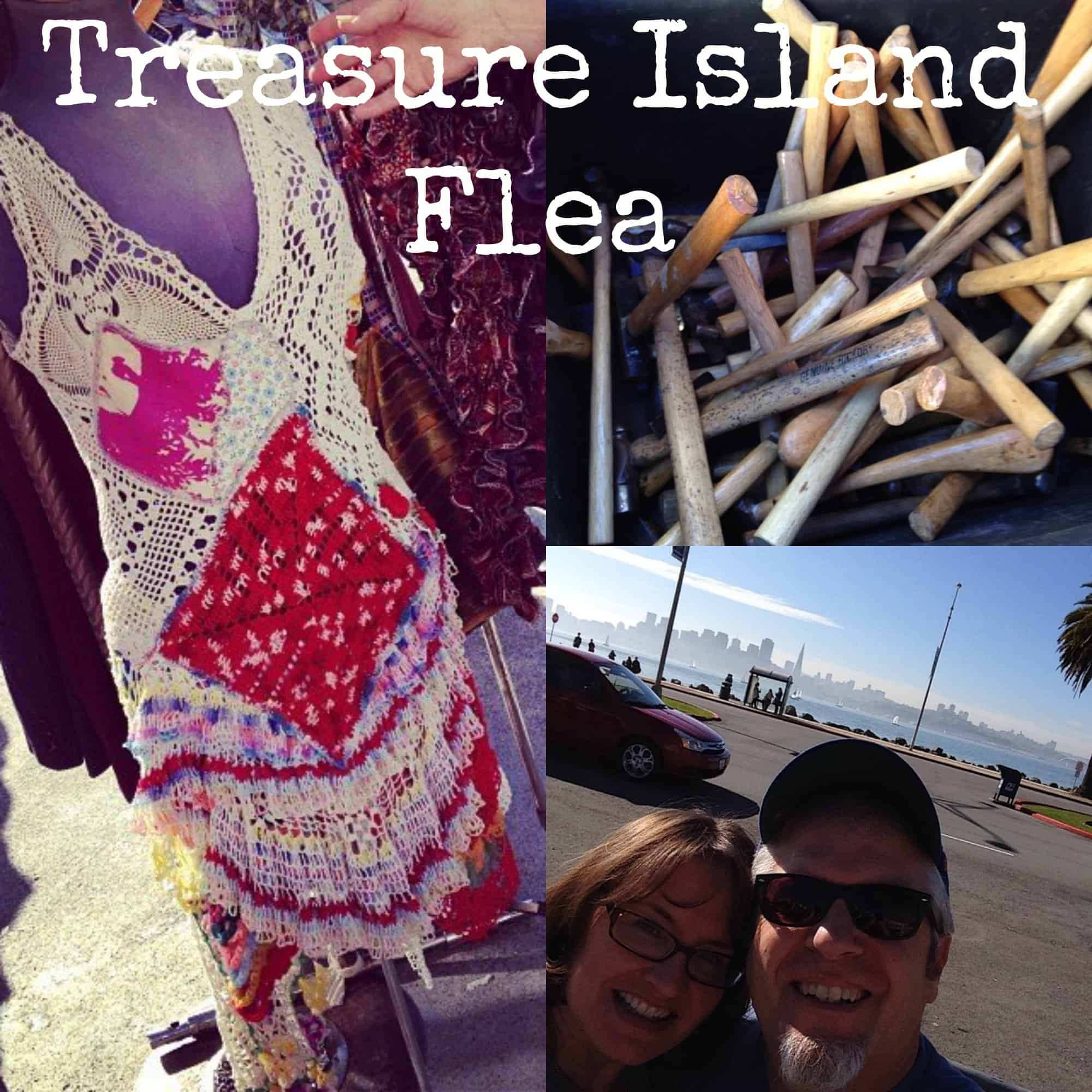 Treasure Island Flea Market in San Francisco, California. Vintage clothing, jewelry, furniture, fashion and food trucks, and more! | DuctTapeAndDenim.com