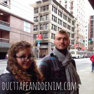 Jordy & Jonny in San Francisco with the new cashmere scarves | DuctTapeAndDenim.com