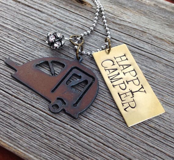 Happy Camper Rustic Necklace - wholesale