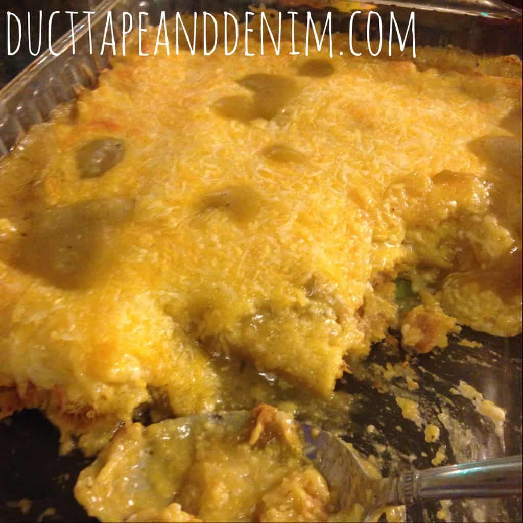 Quick and easy enchilada recipe | DuctTapeAndDenim.com