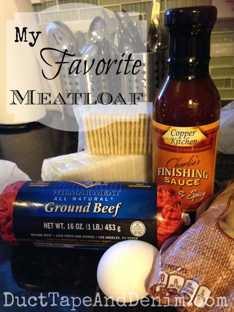 My favorite meatloaf recipe | DuctTapeAndDenim.com