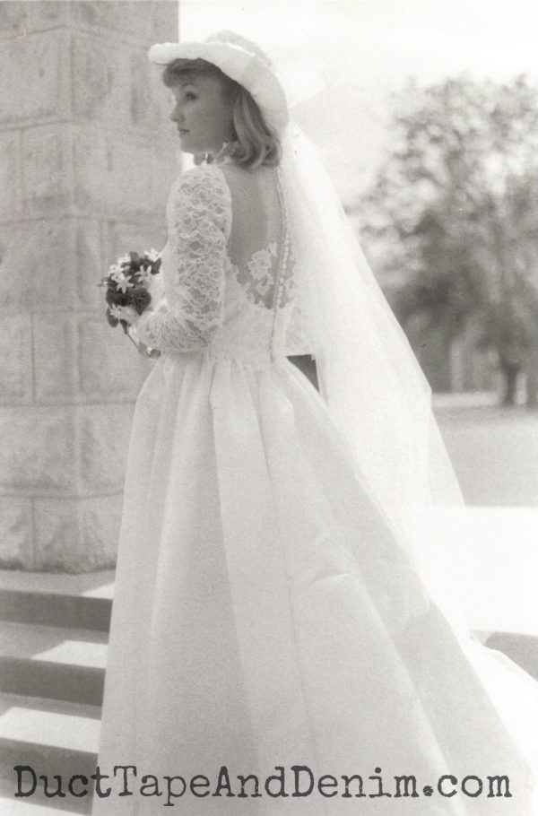 My Vintage 80s Wedding Dress, Handmade by ME in 1986!