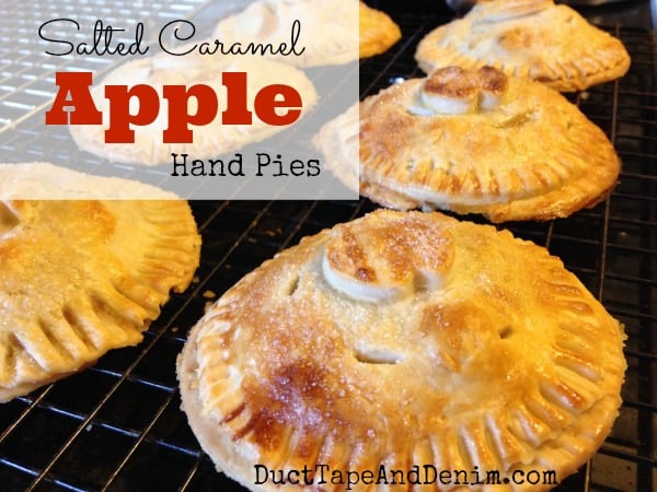 Salted Caramel Apple Hand Pies | DuctTapeAndDenim.com