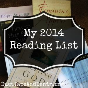 My 2014 reading list | DuctTapeAndDenim.com