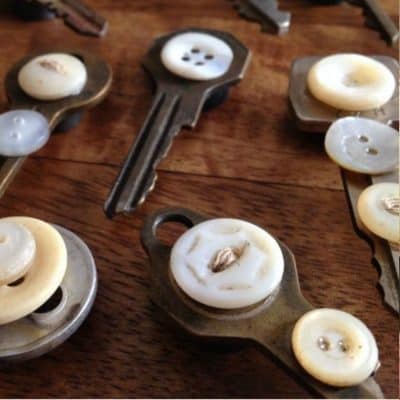 How to Make Vintage Key and Button Magnets