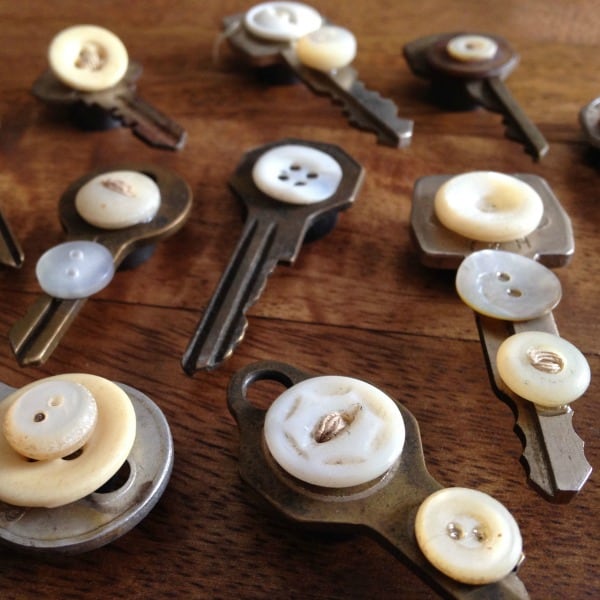 Vintage key magnet | DuctTapeAndDenim.com
