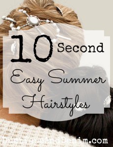My Ten-Second Hairstyle Secret! Easy Summer Hairstyles