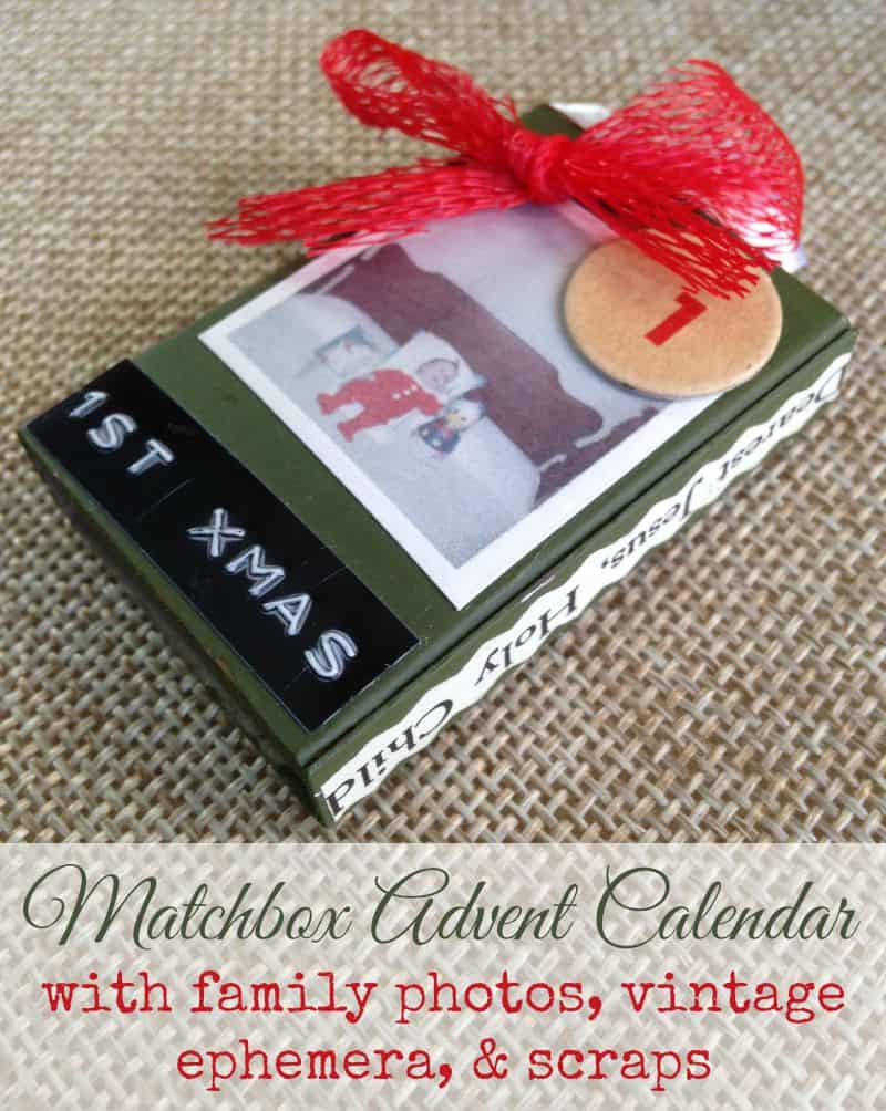 How to Make a DIY Matchbox Advent Calendar for Christmas