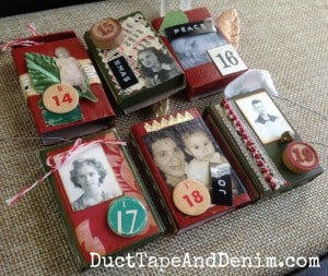 How to Make a DIY Matchbox Advent Calendar for Christmas