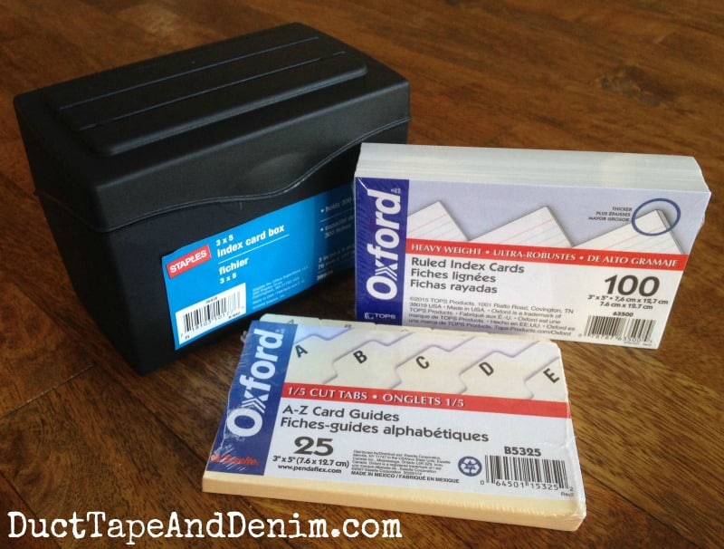 Scripture Memory Box