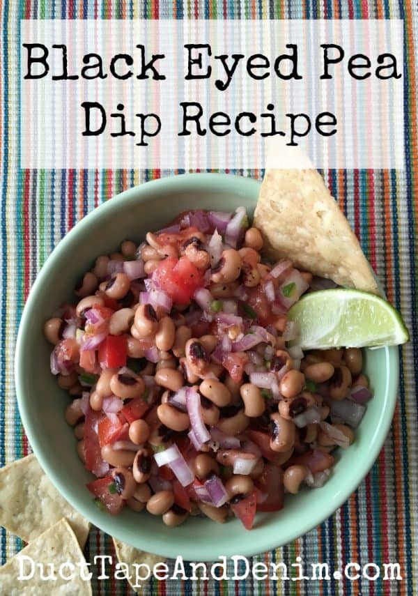 Black Eyed Pea Salsa Dip, Similar to Texas or Cowboy Caviar