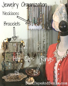 Jewelry Organization, how I organize the jewelry I wear the most | DuctTapeAndDenim.com