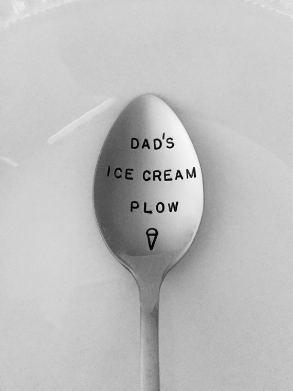 Dad's Ice Cream Plow Spoon