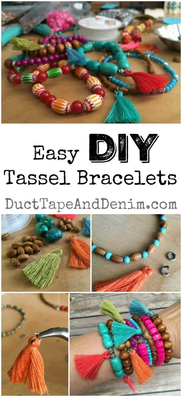 Colorful Tassel Bead Bracelet DIY Tutorial