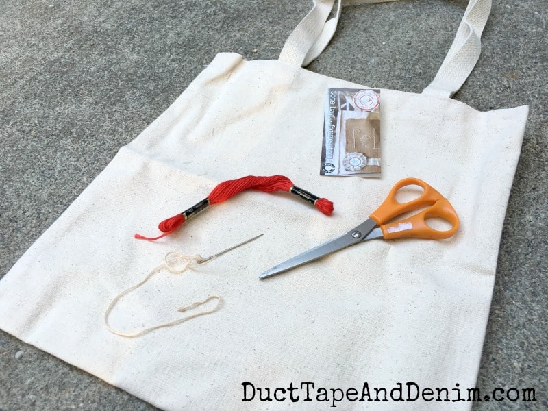 How to Make an Embroidered Baseball Bag or Tote