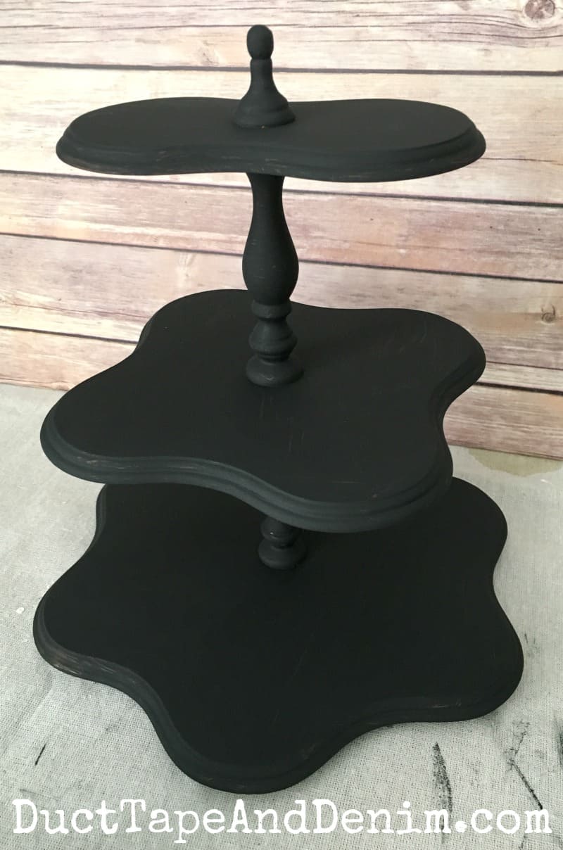 Upcycled 3 Tier Cupcake Stand: Fall Trash to Treasure Blog Hop