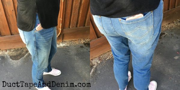 PajamaJeans pockets | What to Wear to Flea Markets | Fashion over 40 | Fashion over 50 | DuctTapeAndDenim.com