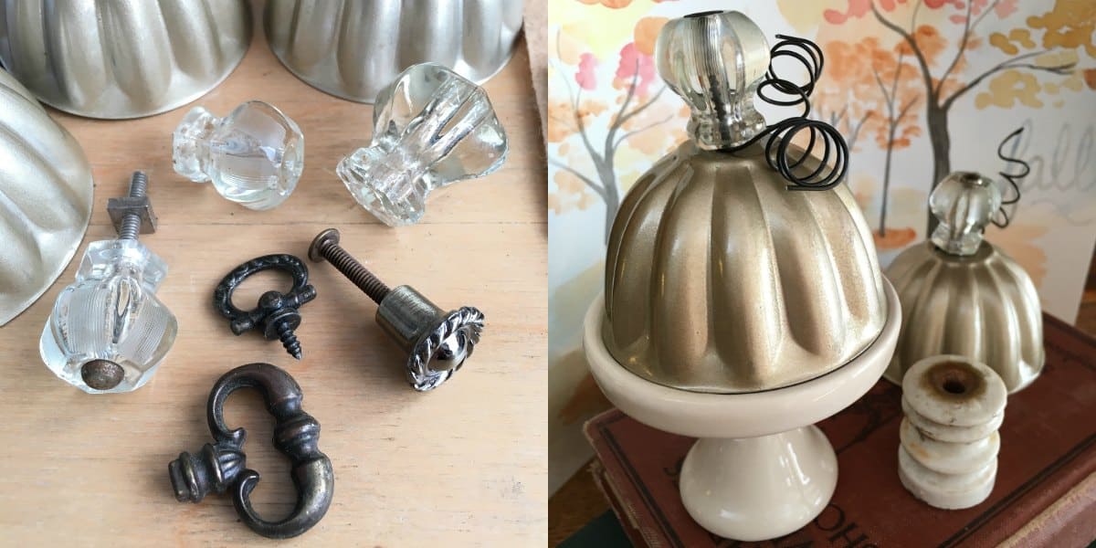 How to Make Junky Pumpkins with Vintage Jello Molds {VIDEO}