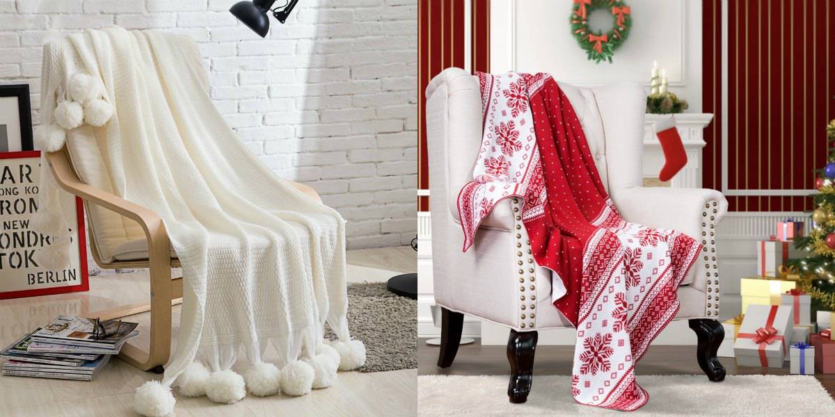 25 Cozy Christmas Blankets for Curling Up on the Couch