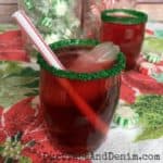 Rudolph punch, my kid's favorite Christmas drink! DuctTapeAndDenim.com