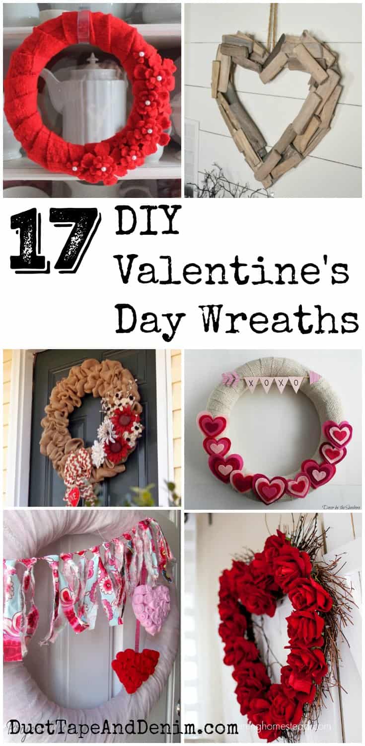 17 DIY Valentine's Day Wreath Ideas to Make - Easy Valentine's Day Decor