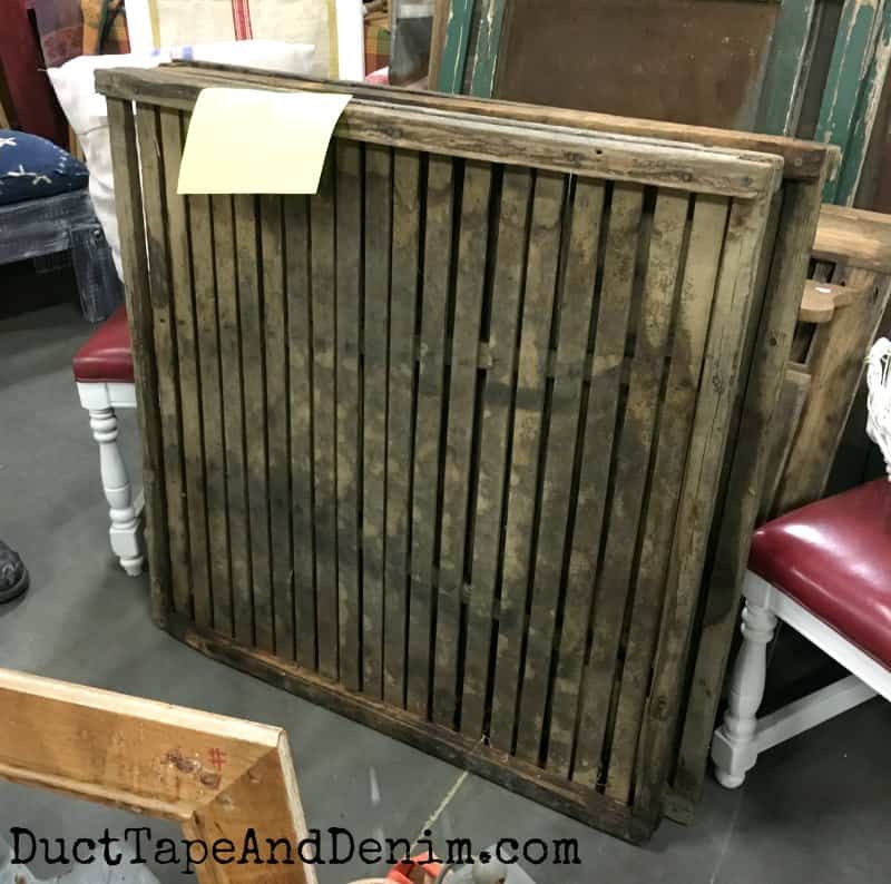 I bought this vintage raisin drying rack at Junk Bonanza Portland | DuctTapeAndDenim.com