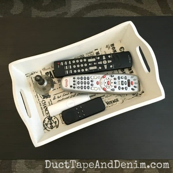 Finished remote control tray SMALL