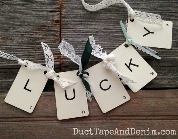 Lucky Vintage Playing Card Garland