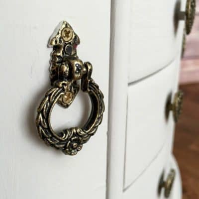 How to Make a Thrift Store Jewelry Cabinet Look Elegant