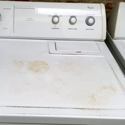 An Easy Way to Paint a Washer and Dryer with Appliance Paint