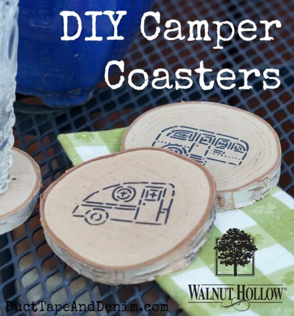 Easy Wooden DIY Camper Coasters