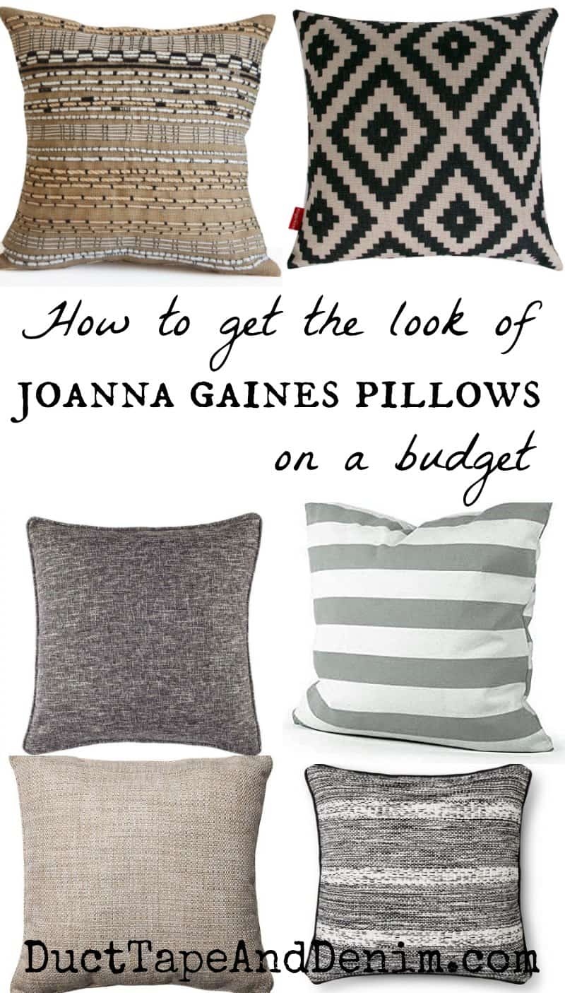 How to Get the Look of Joanna Gaines Pillows on a Budget