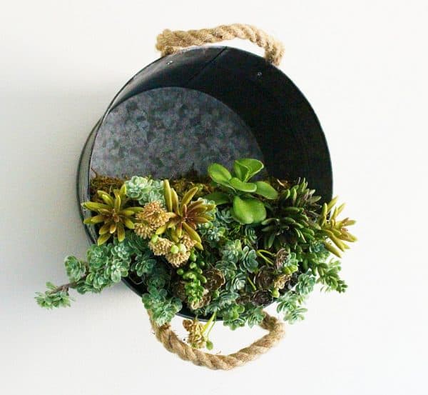 Galvinized-Bucket-Hanging-Succulent-Planter-Our-Crafty-Mom-4