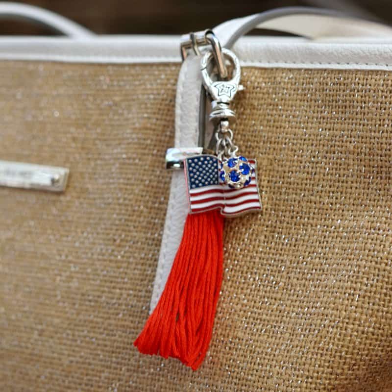 Fabric Tassel Bag Charm DIY Tutorial