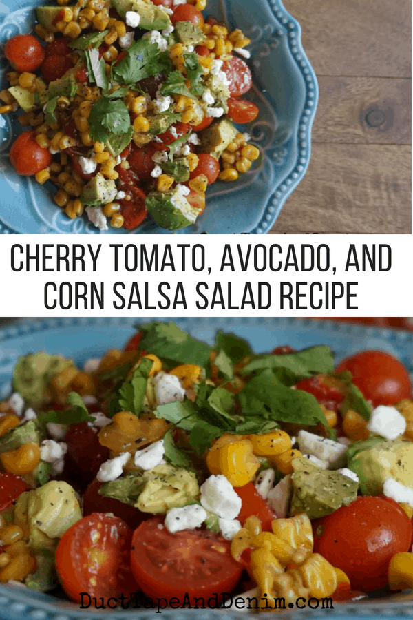 Cherry Tomato, Avocado, and Corn Salsa Salad Recipe