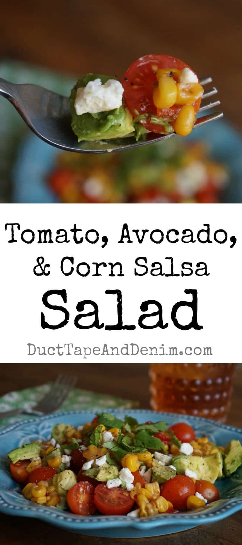 Cherry Tomato, Avocado, and Corn Salsa Salad Recipe