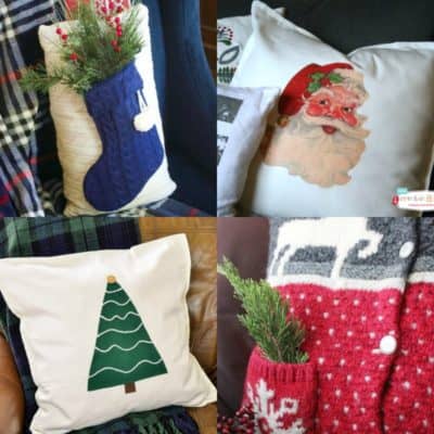 25 Easy DIY Holiday Pillows to Make for Christmas