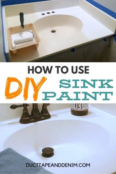 How to Paint a Sink, a DIY Bathroom Project Your Budget Will Love!