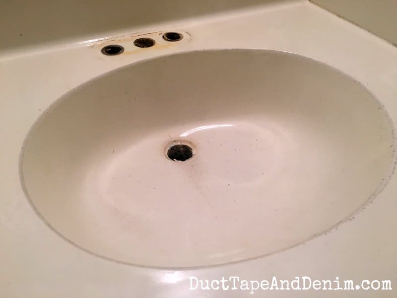 How to Paint a Sink, a DIY Bathroom Project Your Budget Will Love!
