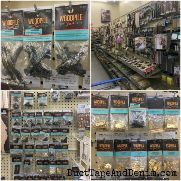 Jewelry box hardware, hinges, and handles in Hobby Lobby | DuctTapeAndDenim.com