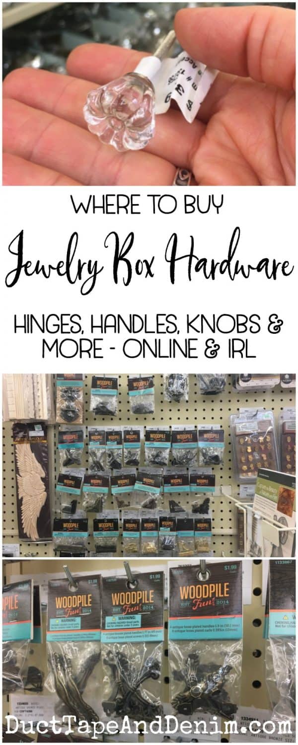 Where to Find Unique Hardware for Jewelry Boxes {VIDEO}