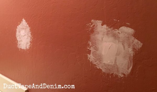 how to patch holes in the wall | DuctTapeAndDenim.com