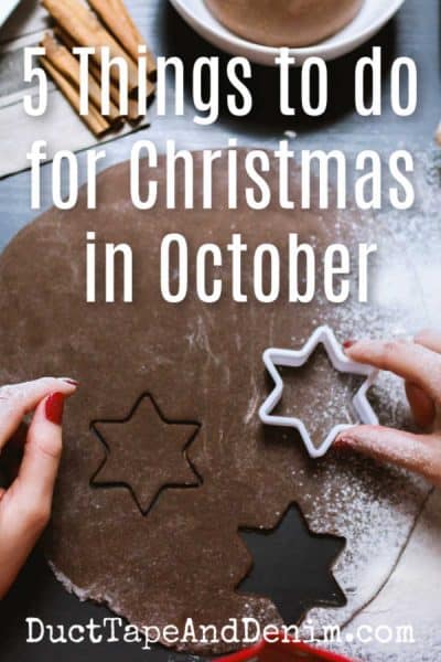 5 Things to Do to Get Ready for Christmas in October