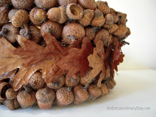acorn oak leaf wreath
