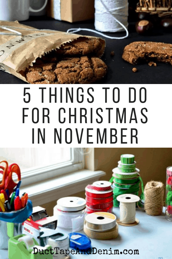 5 things to do for Christmas in November