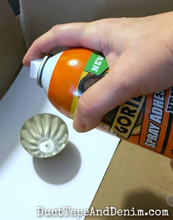 Gorilla Glue Spray Adhesive and glitter | DuctTapeAndDenim.com