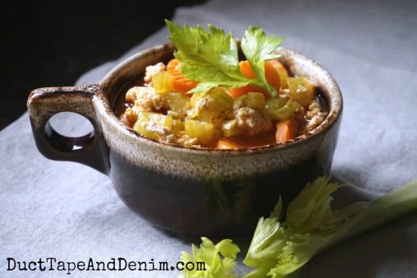 Buffalo Chicken Soup Recipe | DuctTapeAndDenim.com