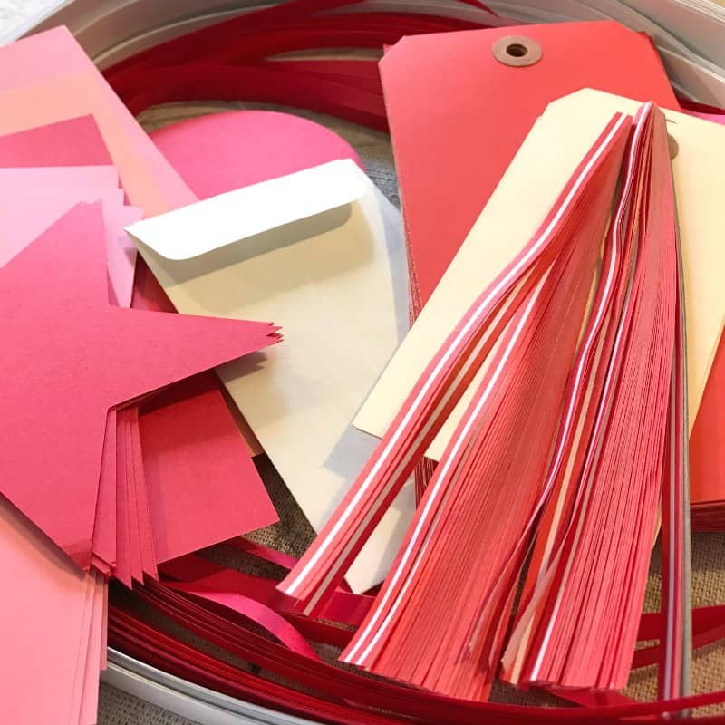 20 Easy Valentine's Day Crafts with Paper Scraps - Duct Tape and Denim
