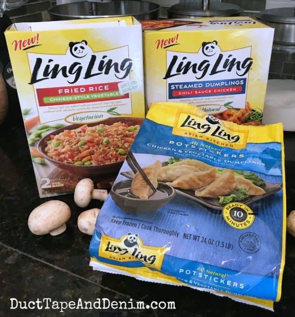 Ling Ling fried rice, steamed dumplings, potstickers | DuctTapeAndDenim.com